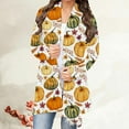 thumbnail image 2 of Pisexur Halloween Cardigan pour Femmes, Cardigan Tricoté Araignée Citrouille Manches Longues Automne Ouvert, 2 of 5