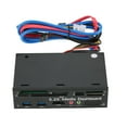 thumbnail image 2 of Riwcyla Multi,Function USB 3.0 Hub eSATA Port Internal Reader PC Dashboard Media Front Panel Audio for MS CF TF M2 MMC Memory Cards Fits 5.25" Bay, 2 of 6