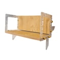 thumbnail image 2 of jifeng Tilting Desktop Bookshelf Modern Magazine Holder for Dorm Bedroom Study Room Brown, 2 of 9
