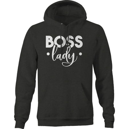 Boss Lady Manager Sweatshirt for Men Small Dark Gray