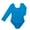 Blue Open, variant on Girl Ballet Leotard Long Sleeve Cotton For Gymnastics Dance Scoop Neck Bodysuits Professional