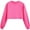 Hot Pink, variant on Splozh Girls T Shirts 3-14 Years Girls' Loose Sports Casual Crop Top Casual Fall Winter Cute Shirts,Pink,3-4 Years