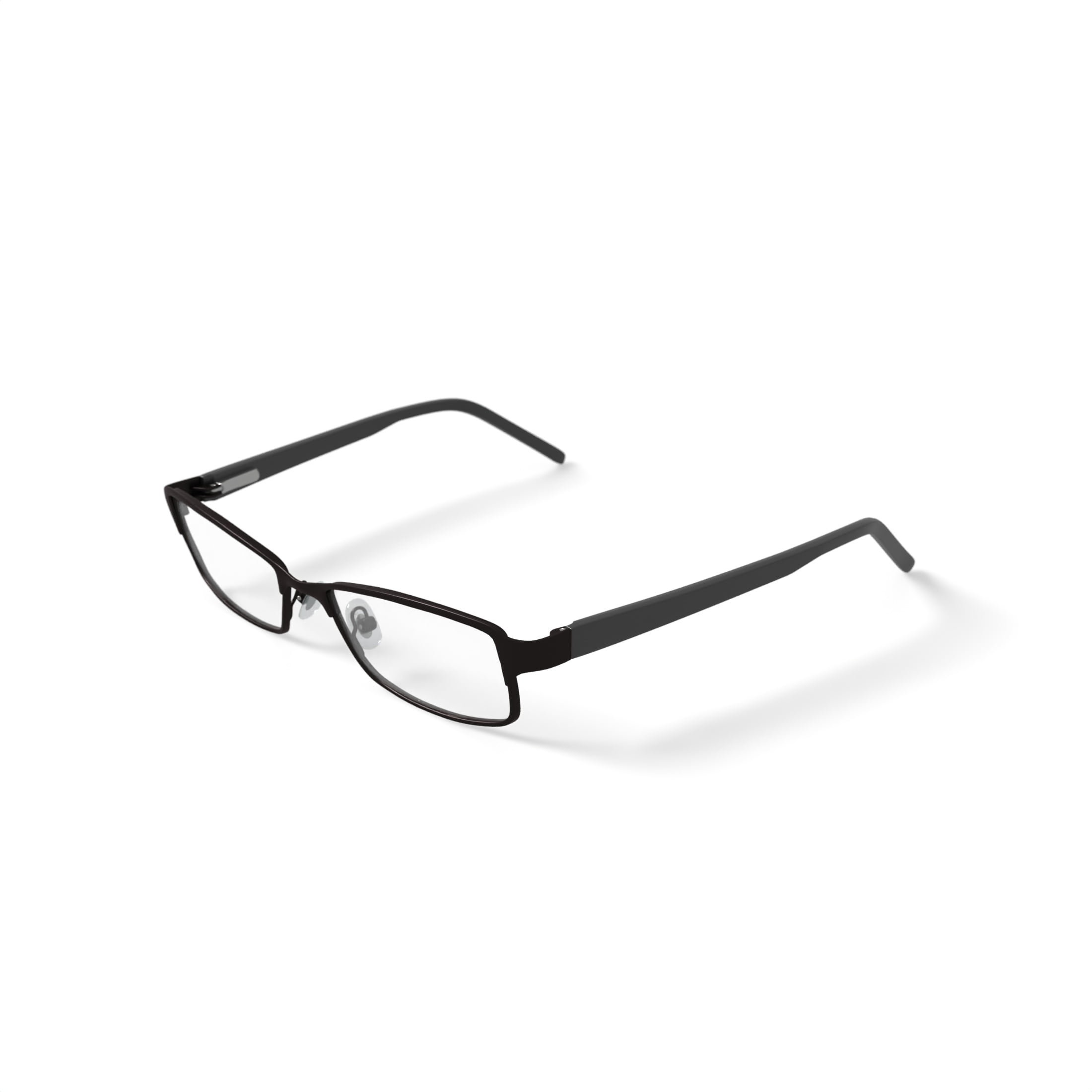 Walmart Youth FM13032 Rectangular Prescription Eyeglasses with Case, Gunmetal