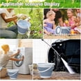 thumbnail image 5 of Collapsible Silicone Plastic Bucket, Space Saver Bucket For Home Cleaning, Camping, Fishing, Garden And Travel - Portable Water Carrier (gray, 10l), 5 of 5