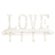thumbnail image 1 of Sungmor Soporte de Llaves de Hierro Fundido p/ Pared, Estante de Llaves Vintage Blanco en forma de Corazón c/ 4 ganchos, Colgador/Organizador Rústico p/ Entrada y Puerta, Ganchos Deco p/ Hogar, 1 of 8