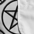 thumbnail image 4 of Pentacle Microwave Oven Cover, Continuous Pattern of Hand Drawn Pentagram Star in Circle, Water Resistant Organizer with Pockets for Kitchen, 36" x 12", Charcoal Grey and White, by Ambesonne, 4 of 4