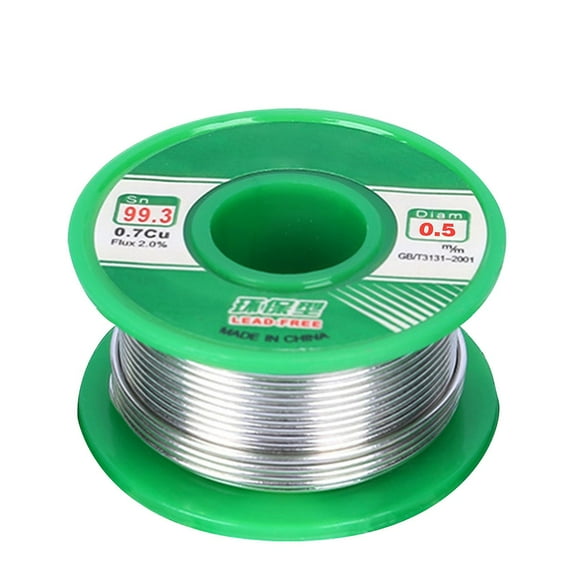 50g 0.5-2mm Solder Tin Wire Low Melting Point No Clean Needed SN99.3CU0.7 Lead-free Soldering Tin Wi