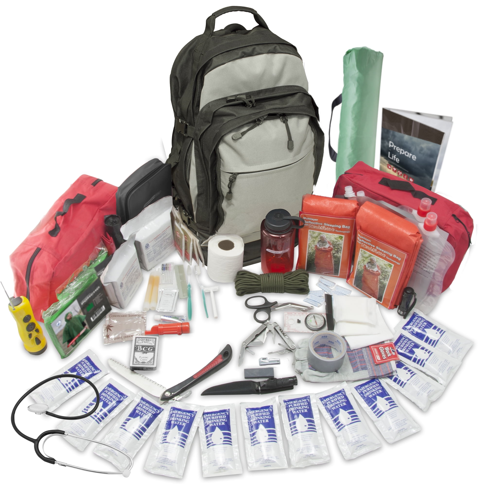 Emergency Zone Stealth Tactical Bug Out Bag 2 Person 72 Hour Kit Walmart Com Walmart Com