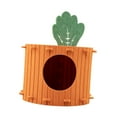 thumbnail image 2 of Cama de gato de zanahoria para gatos interiores durante toda la Nido fácil de limpiar de gatitos 33CMX33CMX26CM, 2 of 8