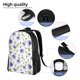 thumbnail image 5 of Fotbe Purple Chicory Mochila de Viaje para Laptop, Mochila Ejecutiva Delgada y Resistente 15.6", 5 of 8