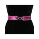 thumbnail image 4 of CINTURONES ELÁSTICOS PARA MUJERES TALLA PLUS INSPIRADOS EN CHIC, CINTURONES AJUSTADOS Y ESTIRABLES CON DECORACIÓN DE LENTEJUELAS BRILLANTES PARA VESTIDOS 64cm/25.19" LADO PLATEADO ROSA ROJO, 4 of 6