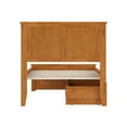thumbnail image 5 of Solid Wood Platform Bed Twin Size - Storage DrawersFootboard - Light Toffee Finish, 5 of 6