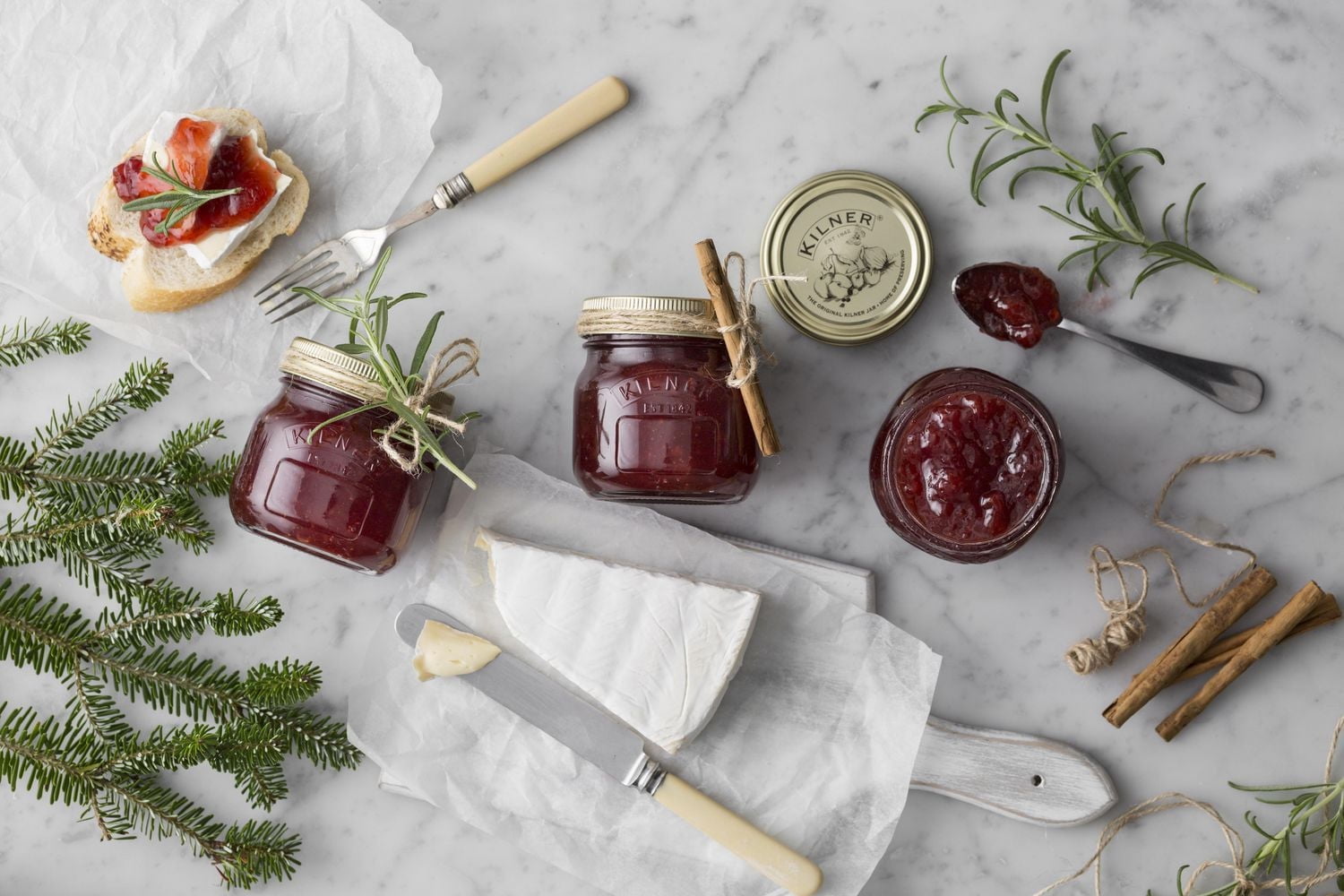 Kilner Pots mason en verre à ouverture régulière avec couvercles scellés, 250ml
