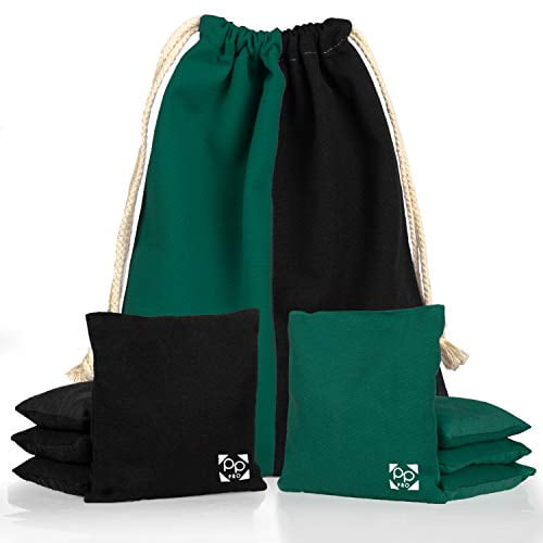 3 Mini Cornhole Bags set of 4 Grass Green 