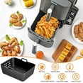 thumbnail image 4 of 2Pcs Air Fryer Liner Silicone for Ninja Double Stack XL 9.5L Air Fryer SL401, Accessories for Foodi Ninja Foodi DZ401 DZ201 DZ201C, 4 of 7
