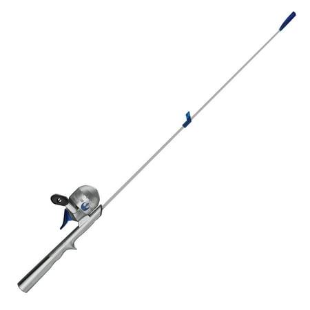 Zebco Star Wars Rey Kids Spincast Reel and Light-Up Fishing Rod Combo 29-Inch Lighted Rod QuickSet Anti-Reverse Fishing Reel