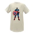 thumbnail image 1 of Playera Capitán América Talla 10 Manga Corta con Lentejuelas Blanco, 1 of 4