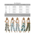 thumbnail image 4 of Baywell Wide Leg Printed Pants for Women with Pockets Elastic Waist Business Causal Loose Pants Summer for Beach Travel Vacation Trousers,S-XXL, 4 of 8