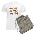 thumbnail image 6 of CafePress - Tigers Of The World Men's Light Pajamas - Men's Light Loose Fit Cotton Pajama Set, 6 of 7