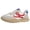 WhiteRed, variant on Women's Retro Running Sneakers Breathable Mesh Suede Casual Walking Shoes Non-Slip Chunky Sole Lace-Up Athletic Trainers for Daily Work Travel