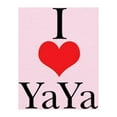 thumbnail image 2 of CafePress - I Love (Heart) Yaya Baby Onesie - Baby Light Bodysuit, Size Newborn - 24 Months, 2 of 4