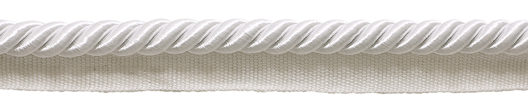 Style# 0038S Color DecoPro 10 Yard Value Pack of Large 3//8 Basic Trim Lip Cord A1 WHITE