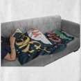 thumbnail image 6 of Faith Soft Flannel Fleece Throw Blanket, Inspirational Quoting Yes You Can Cheerful and Vibrant Theme and Stars, Cozy Plush for Indoor and Outdoor Use, 60" x 80", Multicolor, by Ambesonne, 6 of 6