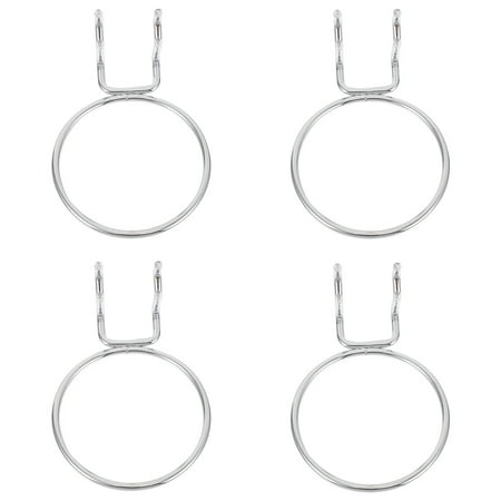 

4Pcs Pegboard Rings Display Board Hanging Hooks Pegboard Cup Hooks Hanger