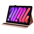 thumbnail image 2 of Allytech iPad mini 6 Case, Mini 6 iPad 8.3-inch Case Cover, Premium PU Leather Shockproof Auto Sleep Wake Slim Full Protection Kickstand Case Cover for Apple iPad mini 6 2021, Pink, 2 of 6