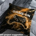 thumbnail image 2 of jejeloiu Game Console Fabric by the Yard 3 Yards,Gamer Gaming Sewing Fabric,Yellow Black Fabric for Sewing,Breathable Bedroom Decorative, 2 of 6