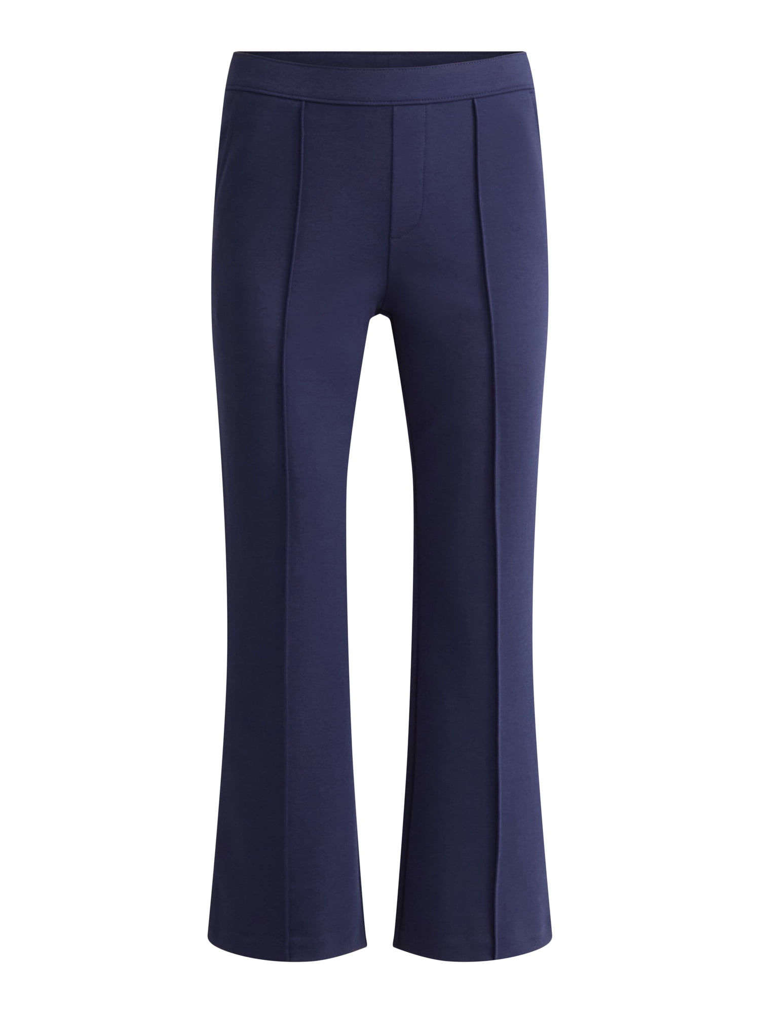 Time and Tru Women's Pull On Cropped Flare Pants, Sizes XS-XXXL