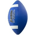 thumbnail image 5 of Franklin Sports Junior Size Rubber Football - 6 pack Deflated with Pump - 10" x 6" - Blue, 5 of 6