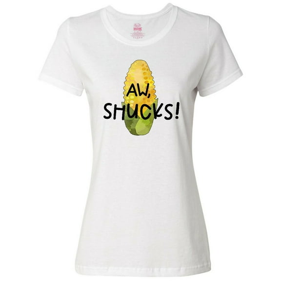 Inktastic Aw, Shucks Corn on the Cob Humor Women's T-Shirt