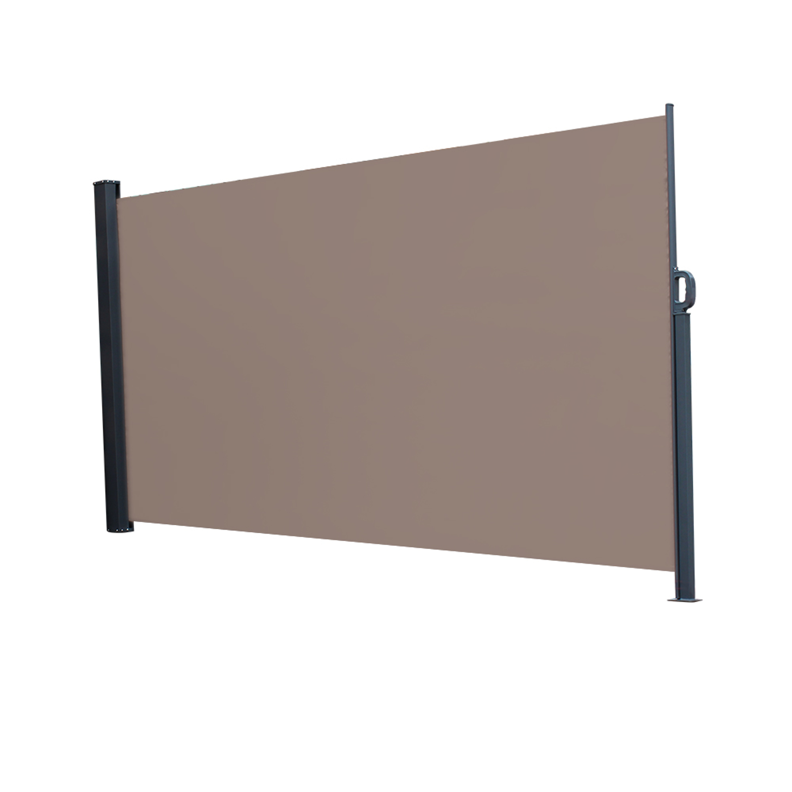 Side Awning, Patio Retractable Side Screen Awning, 10x6ft Sun Shade