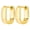 Gold, variant on Chunky Huggie Earrings for Women,14K Gold Plated Hypoallergenic Sterling Silver Minimalist Lightweight Small Gold Hoop Earrings