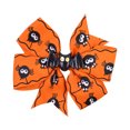 thumbnail image 1 of Halloween Girls Hair Bows Clips Halloween Bow Grosgrain Ribbon Accessor, 1 of 4