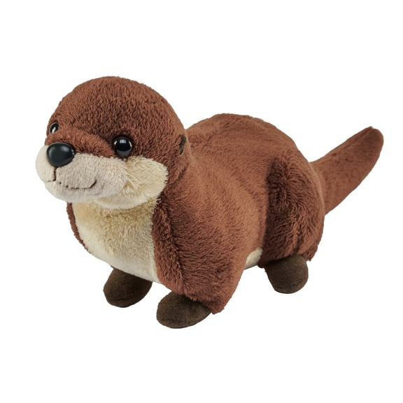 Wild Republic Pocketkins Eco River Otter, Stuffed Animal, 5 Inches, Plush Toy, Made from Recycled Materials, Eco Friendly