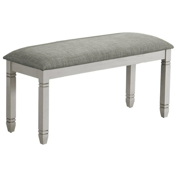 Bench - 41" Rectangular - Kitchen - Dining Room - Entryway - Bedroom - Gray Wood