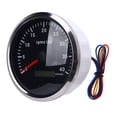 thumbnail image 1 of 110mm 4 3 / 8in Tachometer 7 Color Backlight 4000RPM Gauge with Hour Meter for Truck Trailer RV Boat, 1 of 7