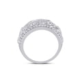 thumbnail image 4 of 14kt White Gold Womens Round Diamond Filigree Fashion Ring 3/4 Cttw, 4 of 4