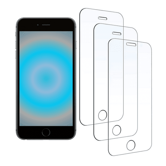 3PACK BLUUMTEK Screen Protector for iPhone 6, 6s, 7, 8, SE2, and SE3 Tempered Glass
