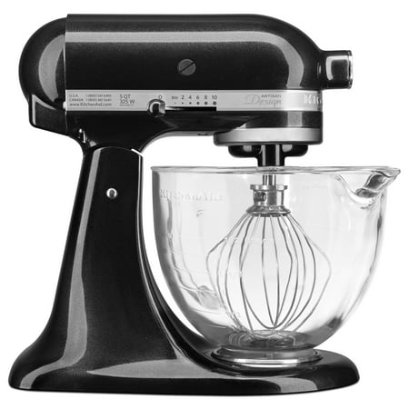 Kitchen Aid Stand Mixer Ksm95 KitchenAid Artisan Design Series 5 Quart Tilt-Head Stand Mixer with Glass Bowl, Starry Night (KSM155GBSN) ()