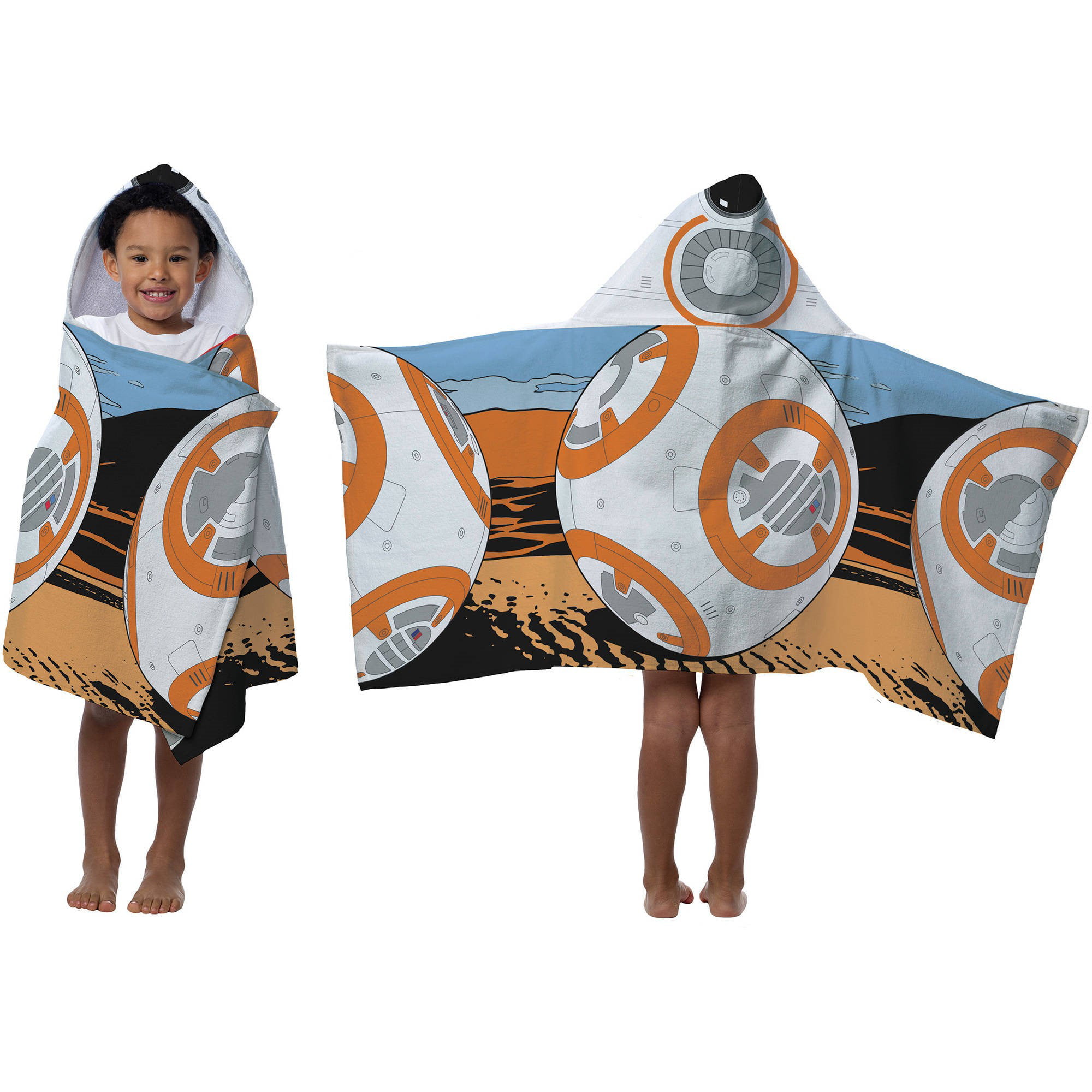 Star Wars BB-8 White Hooded Bath Towel, 1 Each