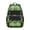Bigfoot and Campfire, variant on Bigfoot and Stripe Orange Pattern Backpack for School, Cute School Bag with Adjustable Shoulder Straps and Padded Back, 15.3"x11"x7.1"