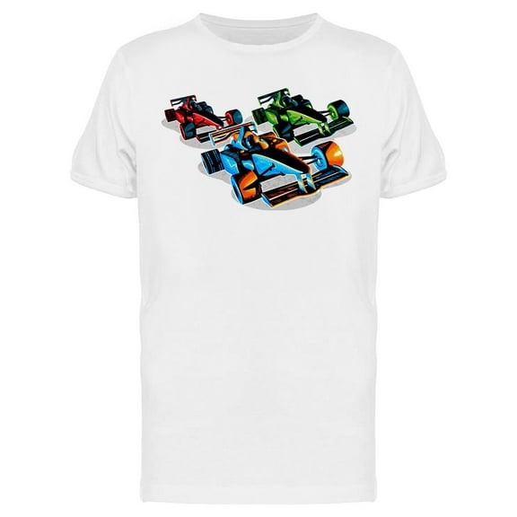 Racing Cars T-Shirt Men -Image by Shutterstock, Male Large