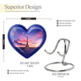 thumbnail image 2 of Eifil Tower Pink Sky View Memorial Urns And Keepsakes For Ashes - Religious Urns For Human Ashes - Small Keepsake Urns For Human Ashes - Funeral Heart Shaped Urns For Ashes (Size - 3inch, 1Pcs), 2 of 5