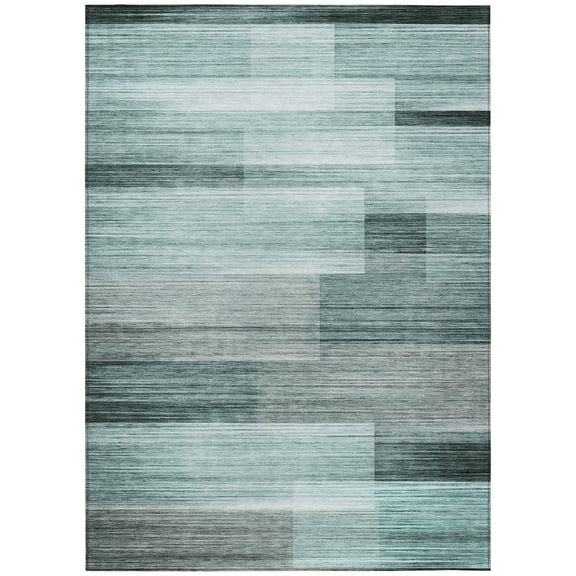 Dalyn Rugs Machine Washable Indoor/Outdoor Chantille ACN2082 Teal 2'6" x 3'10" Rug