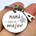 thumbnail image 2 of Spanish Mom Gifts Keychain Mama Eres La Mejor Mothers Day Gifts for Mom Birthday Christmas Best Mom Keyring Gifts, 2 of 6