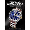 thumbnail image 2 of Reloj impermeable que brilla en la oscuridad con doble calendario para hombre, 43 mm, 2 of 5