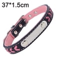 thumbnail image 2 of Blueberry Pet Collar para perro tapizado de neopreno jacquard reflectante de seguridad suave de 9 colores 3M, 2 of 5